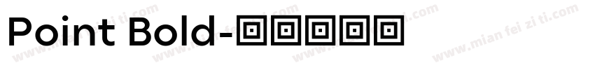 Point Bold字体转换